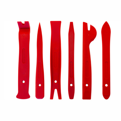 Набор приспособлений для демонтажа декоративных панелей салона автомобиля, 6 предметов AURTS6 