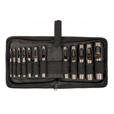 Набор ЗУБР "Мастер" Пробойники для кожи ,3-19 мм 12 шт