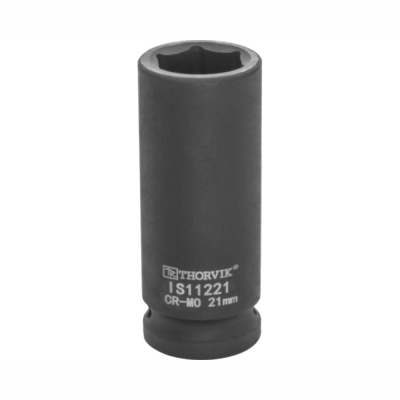 Головка торцевая ударная глубокая 1/2"DR, 21 мм IS11221 
