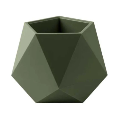 Абремо кашпо со вставкой 0,72л d13 h10см теплая хвоя /18