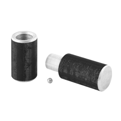 ШАРНИР-ПЕТЛЯ ПОД СВАРКУ С ЗАПРЕССОВАННЫМ ШАРИКОМ ПГ-18  18 Х 120 ММ (1/36) "СЕКРЕТ"