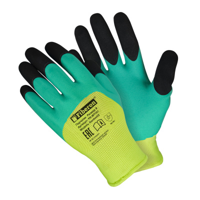 Перчатки «Для садовых работ КОЛИБРИ», полиэстер, микс цветов, Fiberon, 9(L) PR-MT141