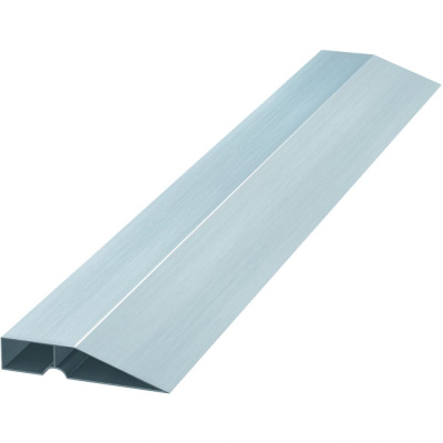 Правило алюминиевое "трапеция" L-1.0м, 2 ребра жесткости /Сибртех