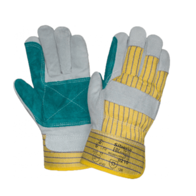 Перчатки спилковые комбинированные, "Докер", усиленные, 1/120