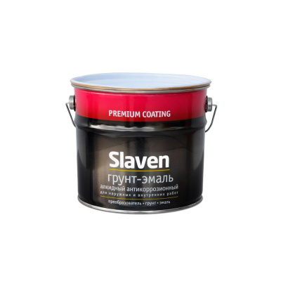 Грунт-эмаль "Славен" быстросохнущий антикоррозионный белый 20 кг Грунт-эмаль "Славен" быстросохнущий антикоррозионный белый 20 кг