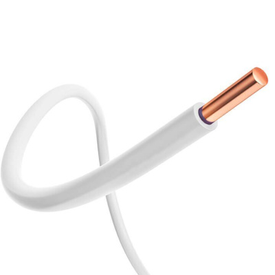 Провод ПуВ 2.5 Белый (бухта) (м) ВЛКЗ 