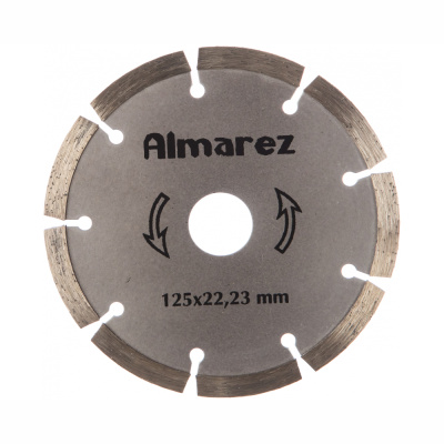 Диск отрезной алмазный сухой рез 125х22,23мм "Almarez" Бетон 300125