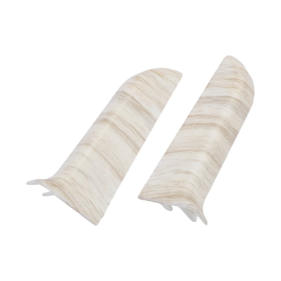 Угол для плинтуса 55мм "Идеал Классик" Клен белый / 267 торцевой (пара)										