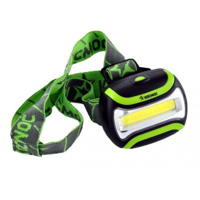 Фонарь светодиодный налобный 3Вт КОБ Космос KOC-H3WCOBLED 