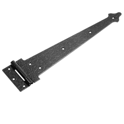 Петля-стрела фигурная ПС - 400 мод.3 /кованая/ серия ЯРОСЛАВЛЬ (черный)