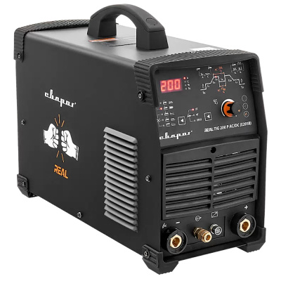 Инвертор сварочный TIG 200 P AC/DC "REAL" (E201B) Black (маска + педаль + перчатки)