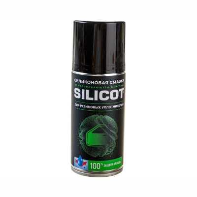 Смазка Silicot Spray для резиновых уплотнителей  210мл флакон аэрозоль