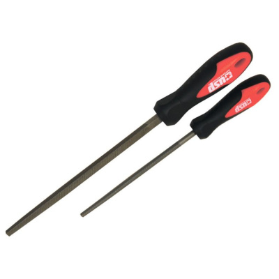 Напильник 200мм круглый Профи,мягк.ручк. Насечка №1.