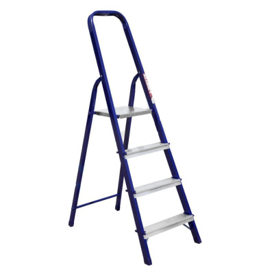 Стремянка стальная 4 ступени (1) "АЛЮМЕТ"