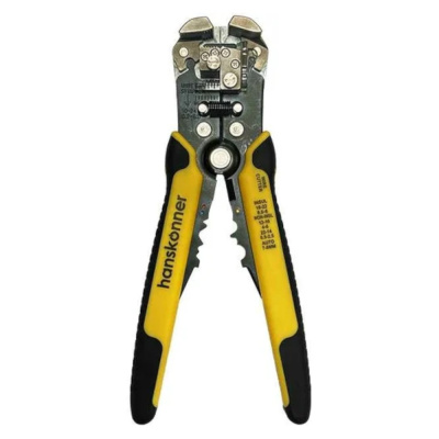 Щипцы(стриппер) для зачистки электропроводов, кримпер,кусачки, 210мм, Hanskonner HK1020-01-W210 