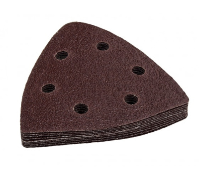 Насадка для МФИ ПРАКТИКА шлиф.листы,дельта, VELCRO, 93 мм, Р80,10 шт.