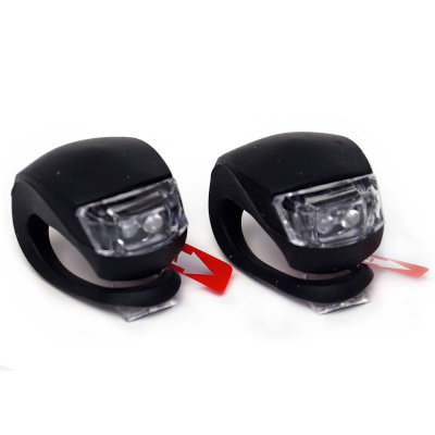 Фонари XC-108 black,перед+зад  компл.3функции,в одной упаковке,батарейки в комплекте,черный