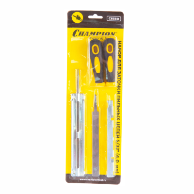 Набор для заточки пильных цепей CHAMPION 4,0, CHAMPION, КИТАЙ, C6550