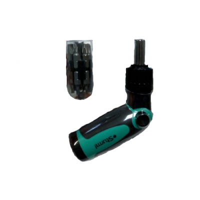 Отвертка реверсивная битодерж. в ручке 14 в 1 Sturm!