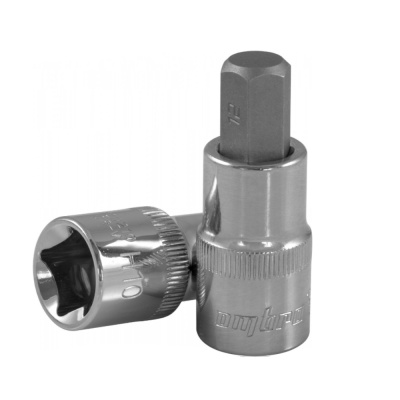 Насадка торцевая 1/2"DR с вставкой-битой шестигранной, Н6 120206 