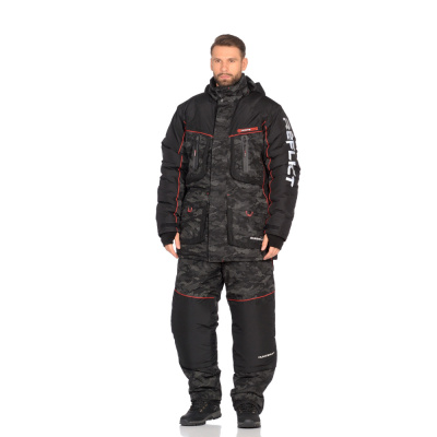 Костюм зимний Siberia Reflect цвет Черный ткань Reflex Membrane (Размер: 48-50, Рост: 182-188)