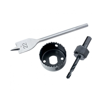 Набор для установки врезных замков "MATRIX" STANDART 22мм/54мм (перовое сверло/кольцевая пила)