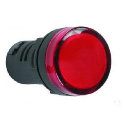 Лампа AD22DS LED матрица 22мм красный 230В