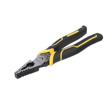 Пассатижи 200мм, эксц. шарнир,+30% к силе реза, TPR рукоятки, hanskonner HK1020-02-1-200