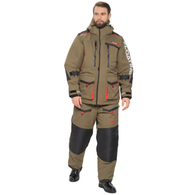 Костюм зимний Поплавок Siberia Floating 48-50,176 цвет Хаки/Черный ткань Breathable