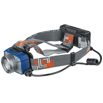 Фонарь светодиодный NPT-H18-ACCU 10Вт CREE XPL V4 LED аккумуляторный налобный пластик