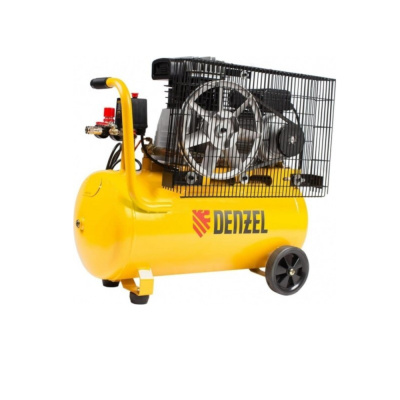 Компрессор воздушный рем. привод BCI 2100/50, 2,1 кВт, 50 литров, 400 л/мин// Denzel