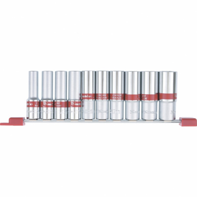 Набор удлинен. торц.головок 1/2" 6-ти гр., Cr-V, 10шт., 10-22мм // MATRIX