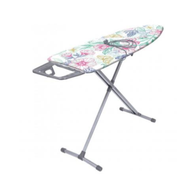 Доска гладильная "НИКА 10" (цветы) 122*40 см металл Н10/5