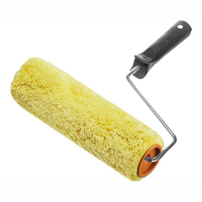 Валик с ручкой, ОПТИМА (03517-24) ЗУБР  СИНТЕКС 50 мм, 6х240 мм, полиэстер, Фасадный 