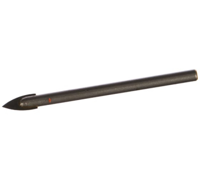 Сверло по кафелю, керамике, стеклу, с двумя режущими лезвиями, цилиндрический хвостовик, 6 мм, STAYE