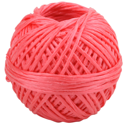 Шпагат полипропиленовый 1000 текс, 100 м красный