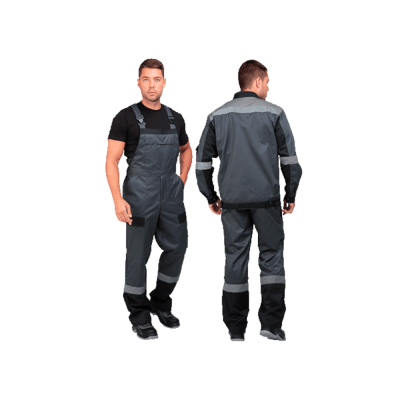 Костюм ИТР "Графит" серый с черным 44-46/5-6