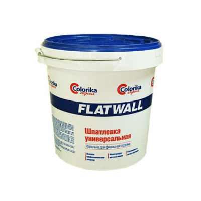 Шпатлевка "Colorika Aqua" универсальная Flatwall белая 28 кг