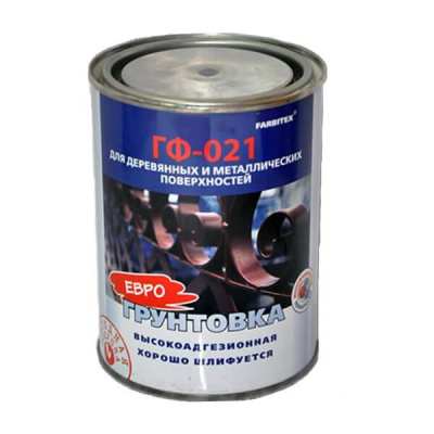 Грунтовка ГФ-021 серый  (2,7кг) FARBITEX