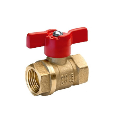 Кран газ шаровой 3/4" вн/вн бабочка 11Б27п А10/1 ДУ20 БОЛОГОЕ