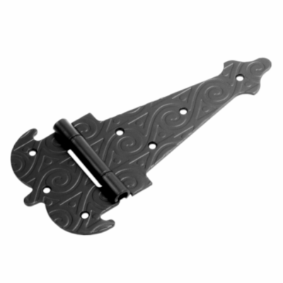 Петля-стрела фигурная ПС - 200 мод.2 /кованая/ серия ЯРОСЛАВЛЬ (черный)