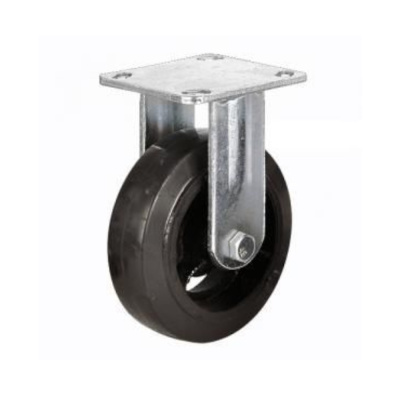 Колесо  б/г обрезин. неповорот. 125мм (FCD54)