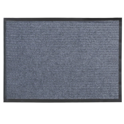 Коврик влаговпитывающий "Ребристый" 50*80 см, серый SUNSTEP