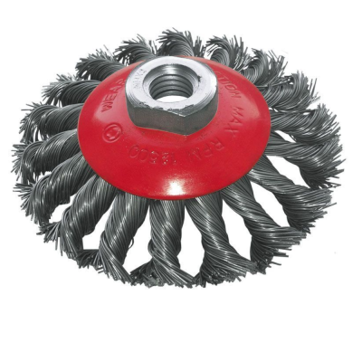 Корщетка д/дрели витая "Колесо", 100 мм, InWork