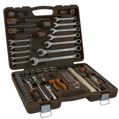 Набор инструмента универсальный 1/4", 1/2" DR, 93 предмета