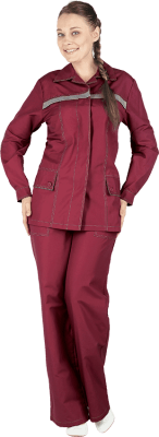 Костюм ПРЕМЬЕРА ЛЮКС, бордо, женский( 88-92, 182-188)