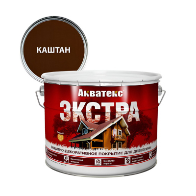 АКВАТЕКС-ЭКСТРА КАШТАН 9 Л (1) "РОГНЕДА"