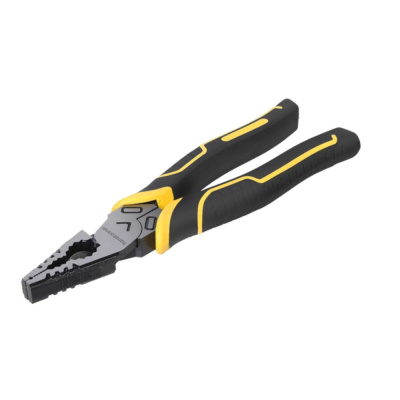 Пассатижи 175мм, эксц. шарнир,+30% к силе реза, TPR рукоятки, hanskonner HK1020-02-1-175