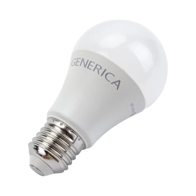 Лампа светодиодная A60 груша 15Вт 230В 3000К E27 GENERICA