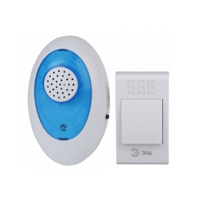 Звонок беспроводной, без кодировки, 2xAA/A23 ЭРА A01